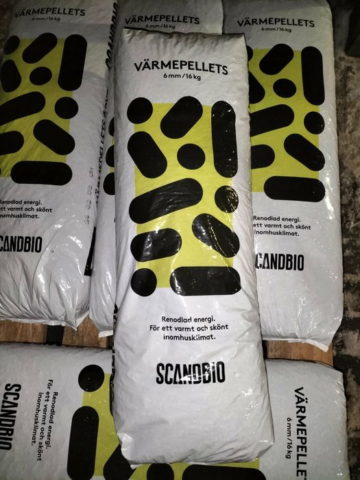 Pellet 6mm Szwedzki worek 32 zł 16kg EN A1