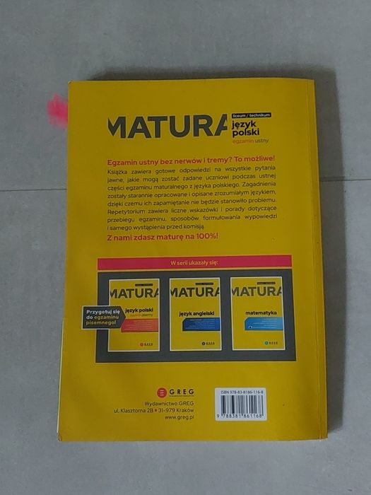 matura ustna polski