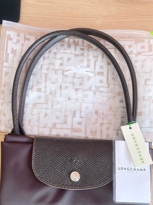 Longchamp mala cinza