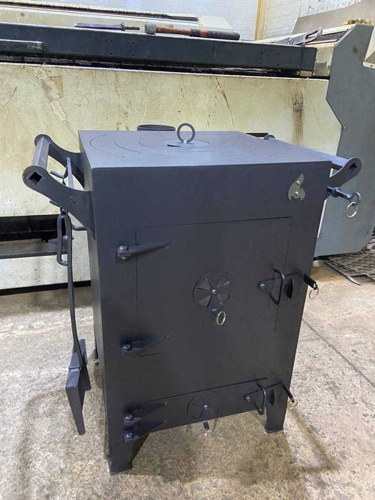 Піч під казан 4 мм, діаметр 40 см з набірними кільцями