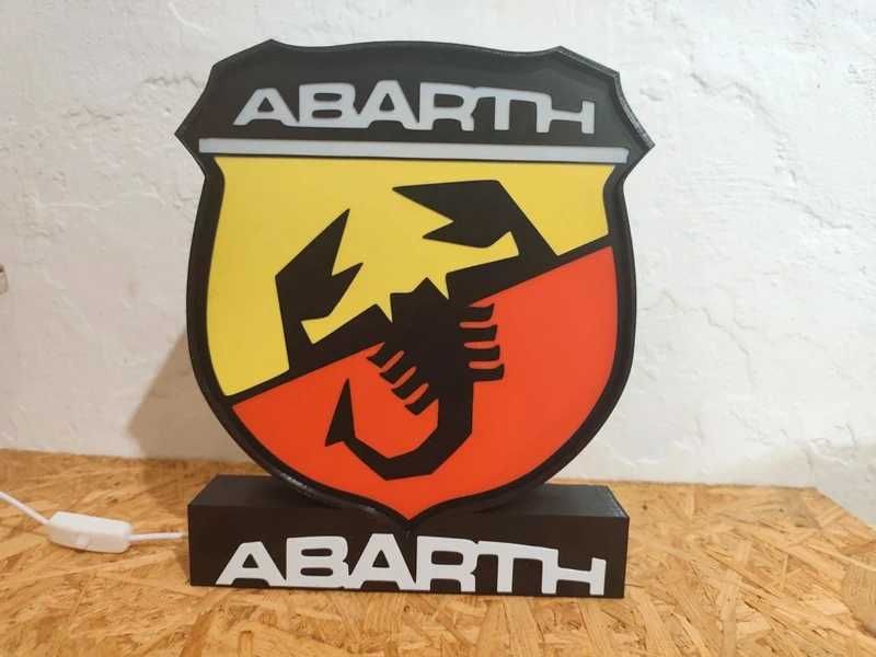 Lightbox Luminaria decorativa Abarth