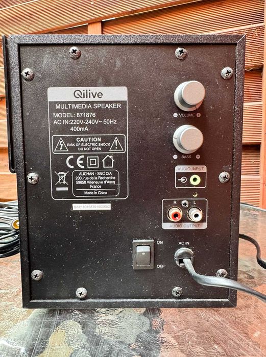 Głośniki komputerowe Qilive 871876  z subwooferem – sprawne