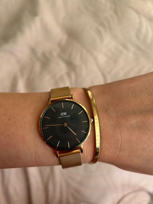 Zegarek damski złoty + bransoletka Daniel Wellington