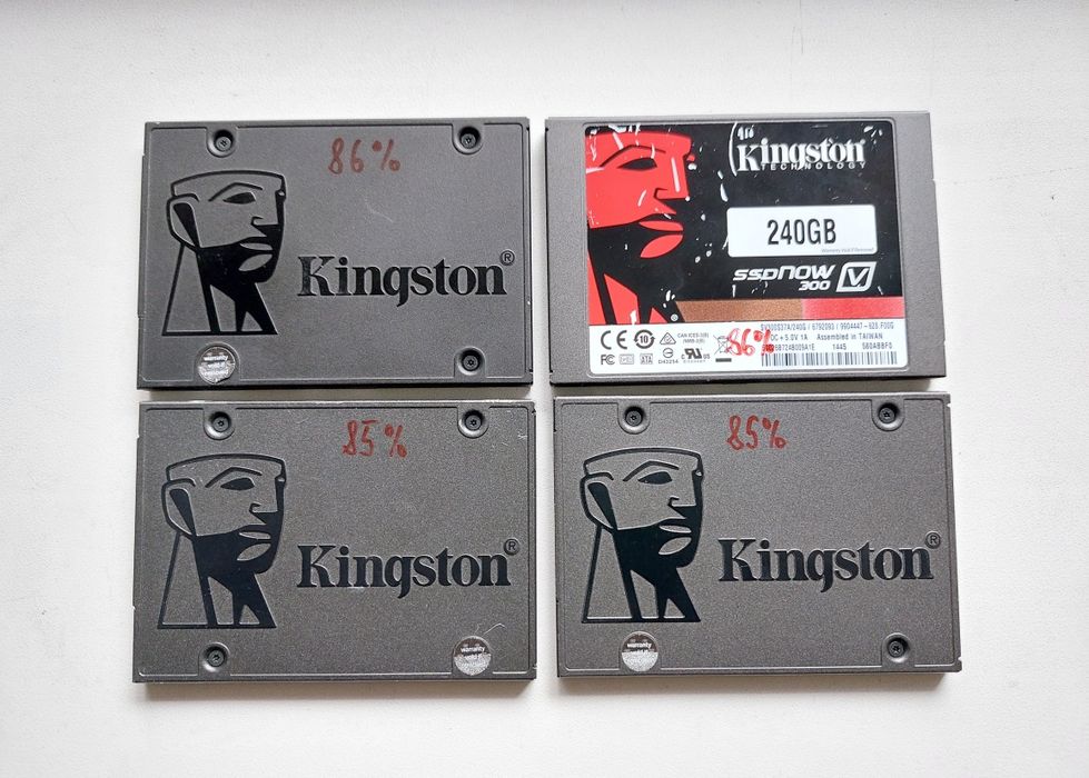 Ssd 2.5" Kingston 240 gb/ 85-86%