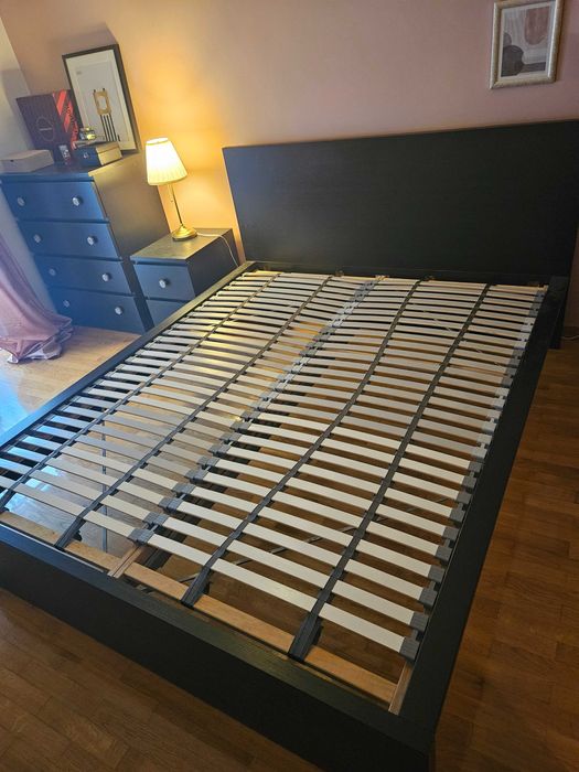 Quarto MALM Preto Completo (sem colchão)