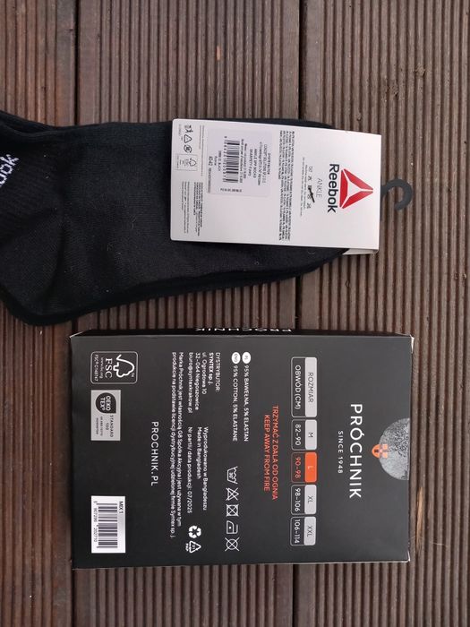 2 x Bokserki Próchnik L + 2 x Skarpety Reebok 42