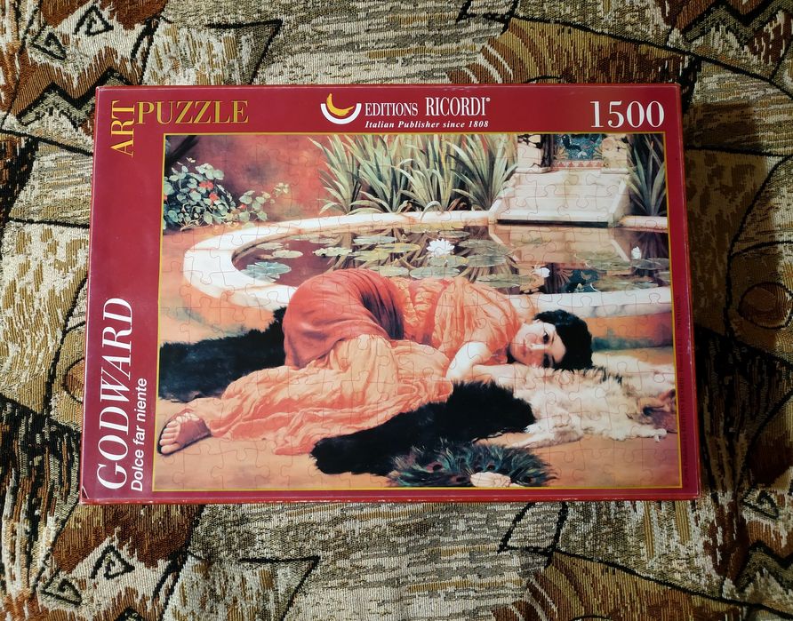 Продам пазлы на 1000 кусочков.