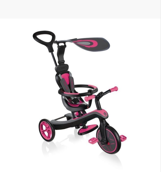 Дитячий велосипед 4 в 1 Globber Explorer Trike Fuchsia