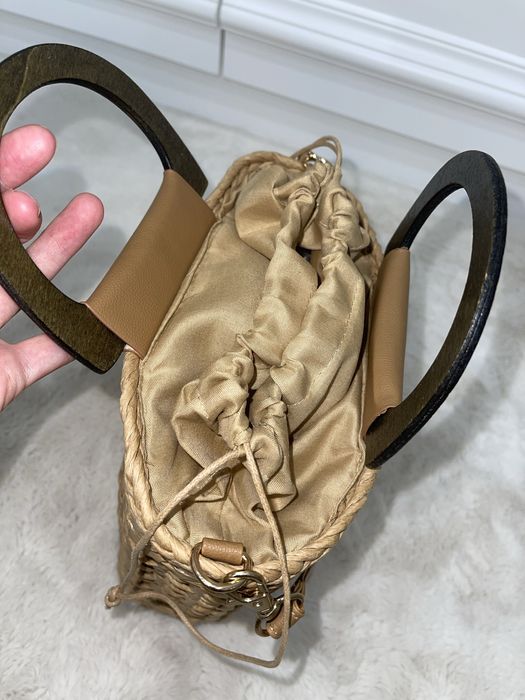 Сумка плетена соломʼяна