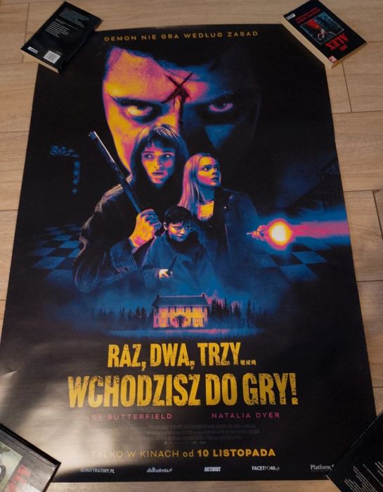 Plakat filmowy Raz dwa trzy wchodzisz do gry