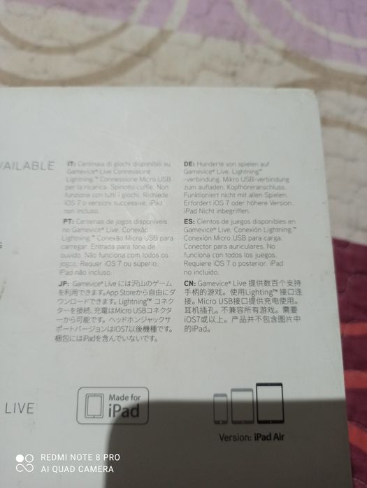 Gamevice compatível com iOS