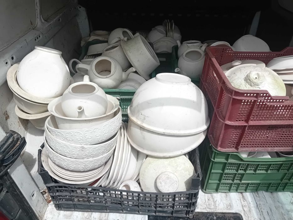 Louça cerâmica para pintar