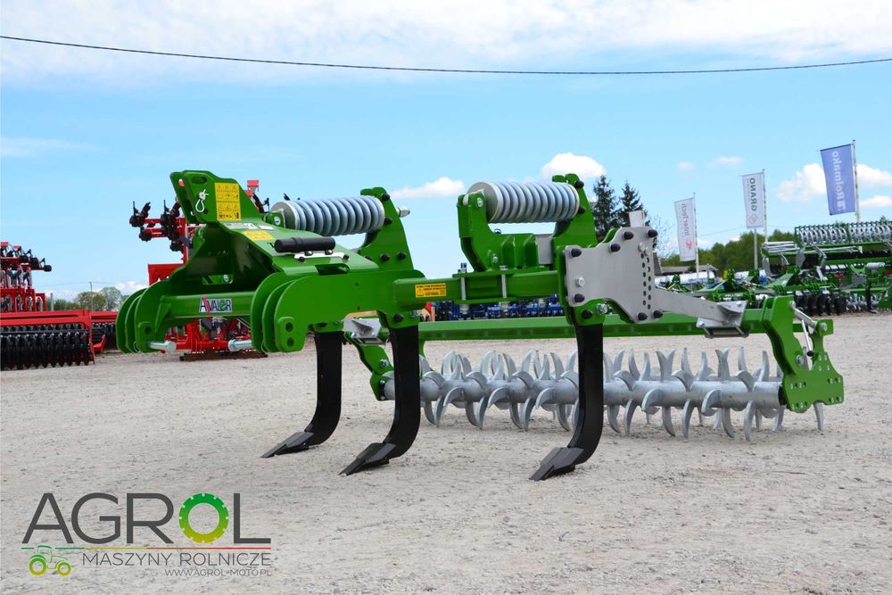 Głębosz AVALER Tolmet 3 łapy sprężynowe wał tandem 4 , 6 zębów