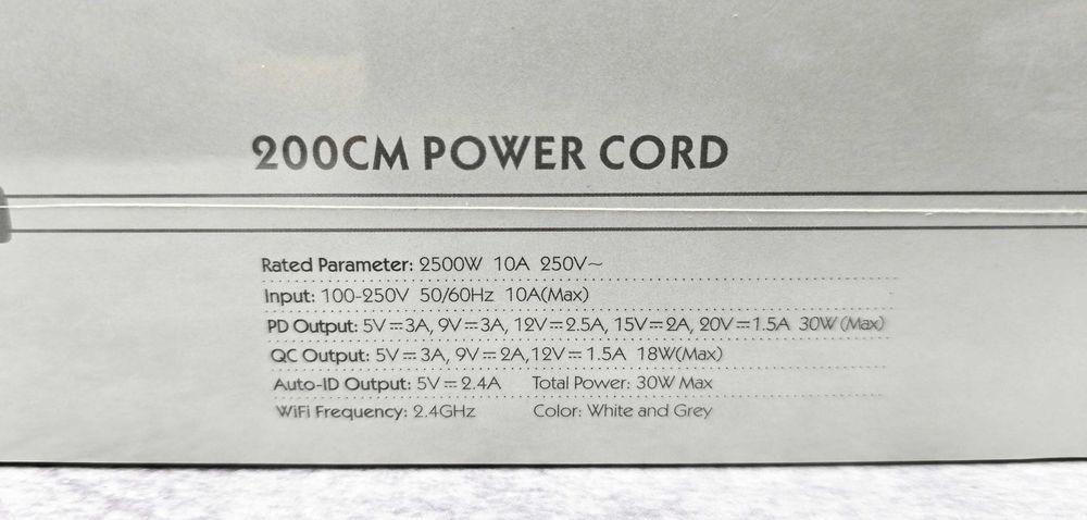 Мережевий фільтр LDNIO SEW3452 2M (3 розетки) PD 30W QC 18W WiFi Новий