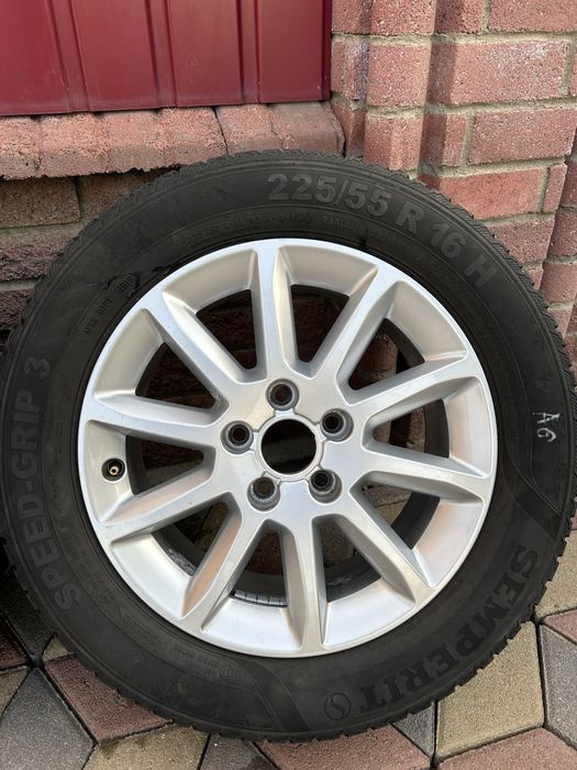 Диски R16 шини в подарунок 5.112 Audi A4 A6 VW Passat B6 B7 B8 Touran Skida A5 A7 Seat