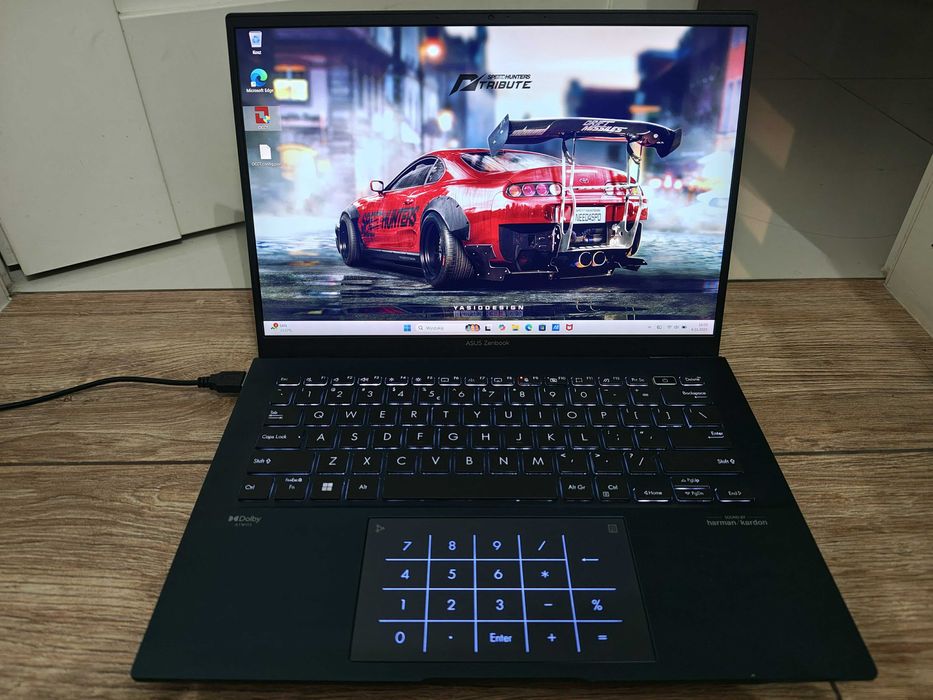 Asus ZenBook 14" WQXGA i5 12GEN 16x4.40Ghz,16GB-DDR5,512GB/Jak NOWY