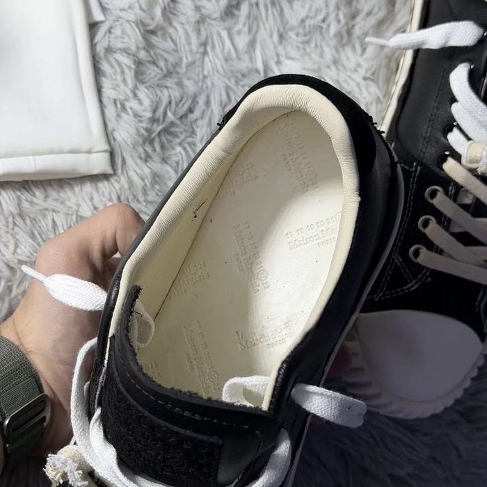 Кеды Maison margiela evolution black mm6 low
