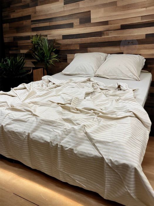 Постіль у СМУЖКУ однотонна натуральна всі розміри в наявності