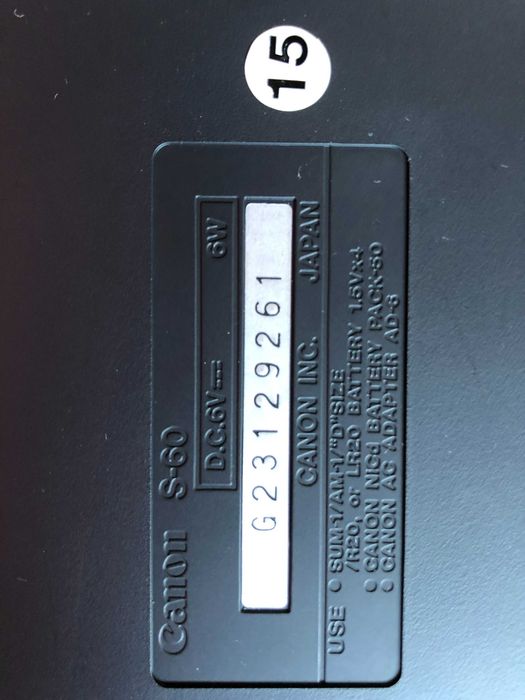 Máquina de escrever antiga marca Canon