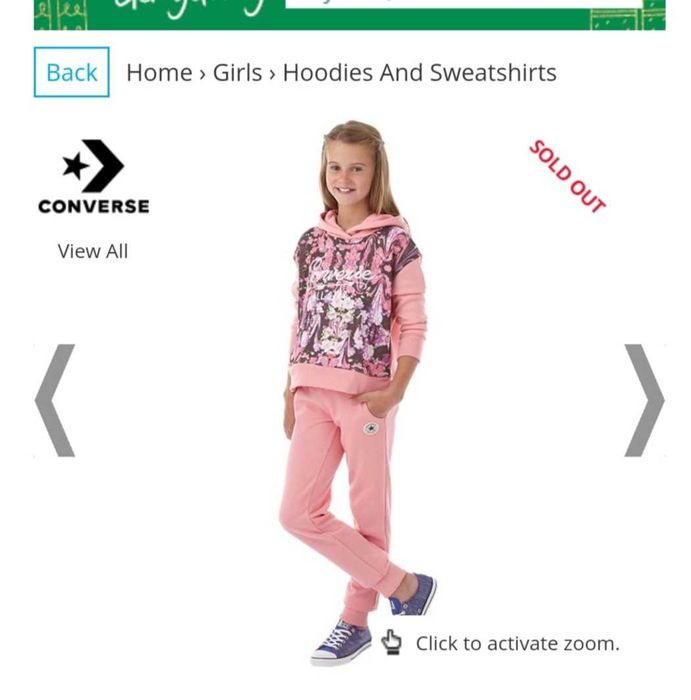Dziewczęca bluza All Star Converse  13-15 lat