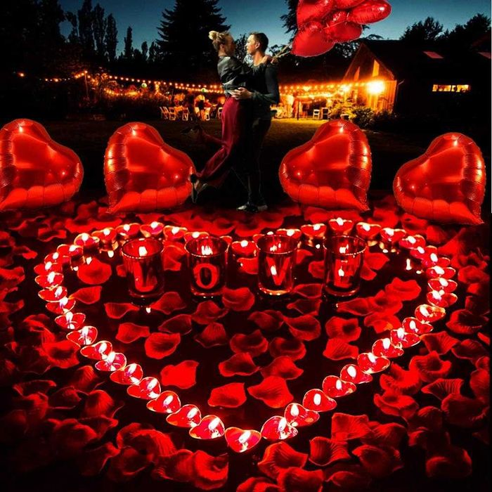 Decoração pedido de casamento / São Valentim / noites românticas  NOVO