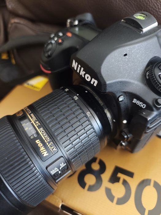 Nikon D850 + objetiva Nikon 24 - 70 2.8 ED