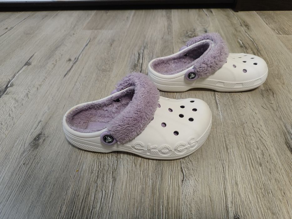 сабо Crocs Baya Lined Fuzz-Strap M5 W7 р-38