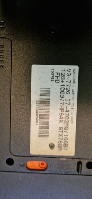 Laptop Acer Aspire 17.3 " V3-772 G