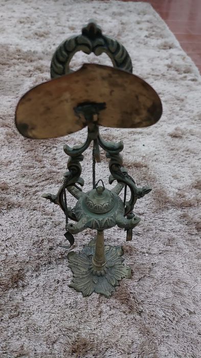 Peças antigas de cobre decorativas