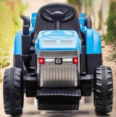 Traktor Z Przyczepą na akumulator New Holland T7
