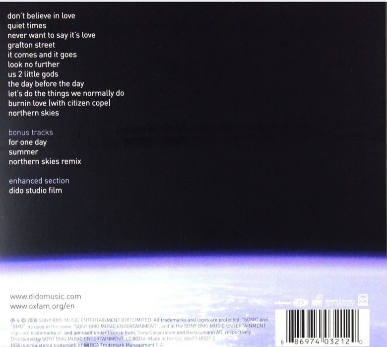 Dido – Safe Trip Home CD 2008