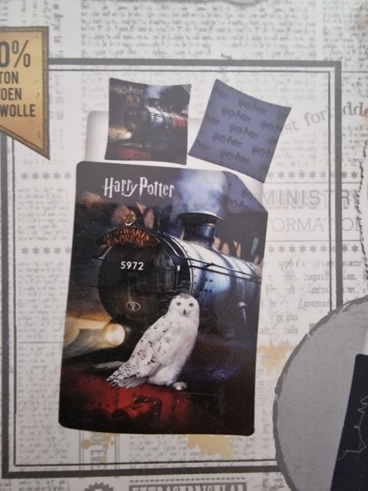 Pościel komplet Harry Potter 160×200 i poduszka 70×80 świeci w ciemnoś