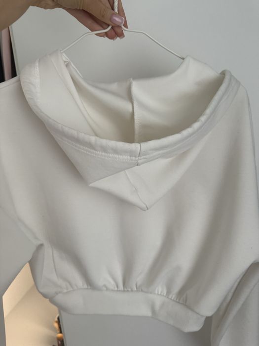 Біла Зіп кофта cropp