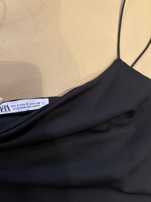 Zara плаття довге Skims, в рубчик