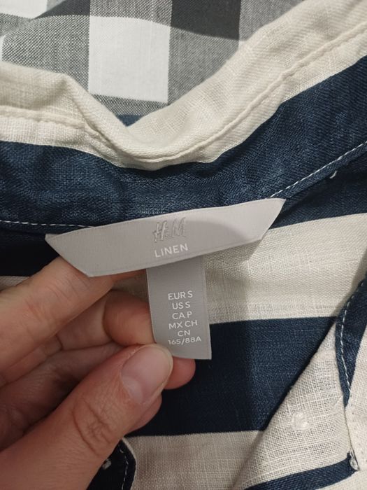 lniana koszula H&M