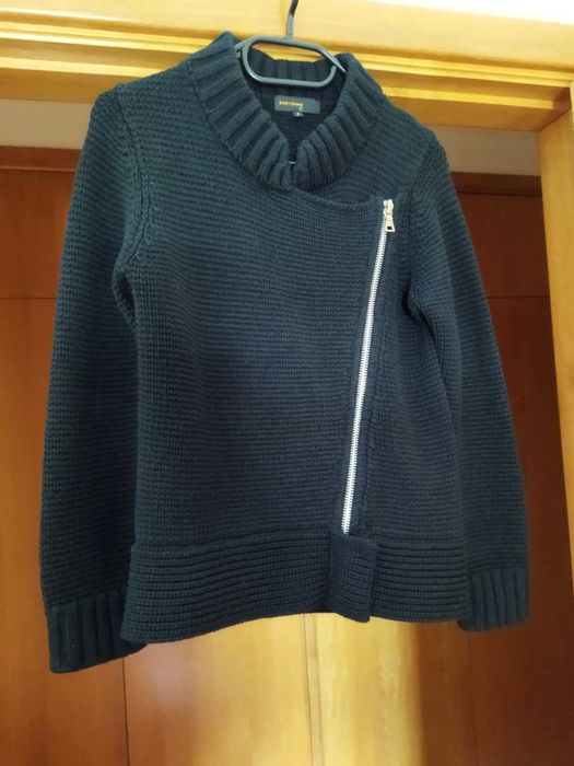 Casaso de malha preto, tamanho S