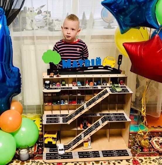 Паркінг, гараж, парковка, трек, з фанери 1600грн