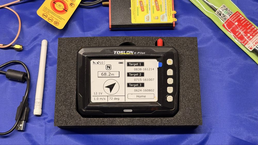 Autopilot xPilot Toslon - Komplet - Stan idealny! Łódka zanętowa