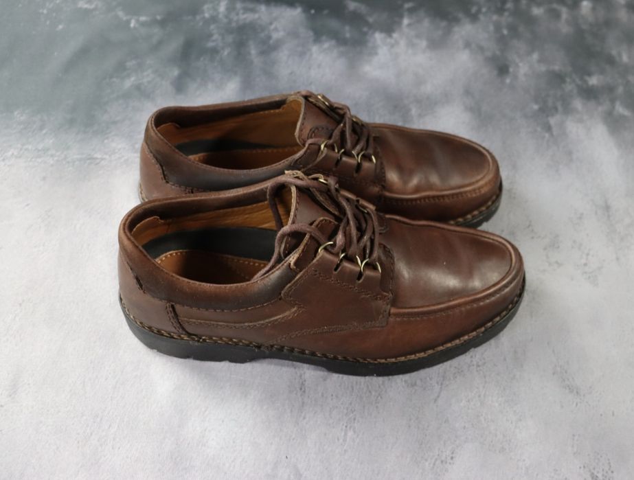 Eleganckie brązowe buty Bally Switzerland z cholewką rozmiar 42