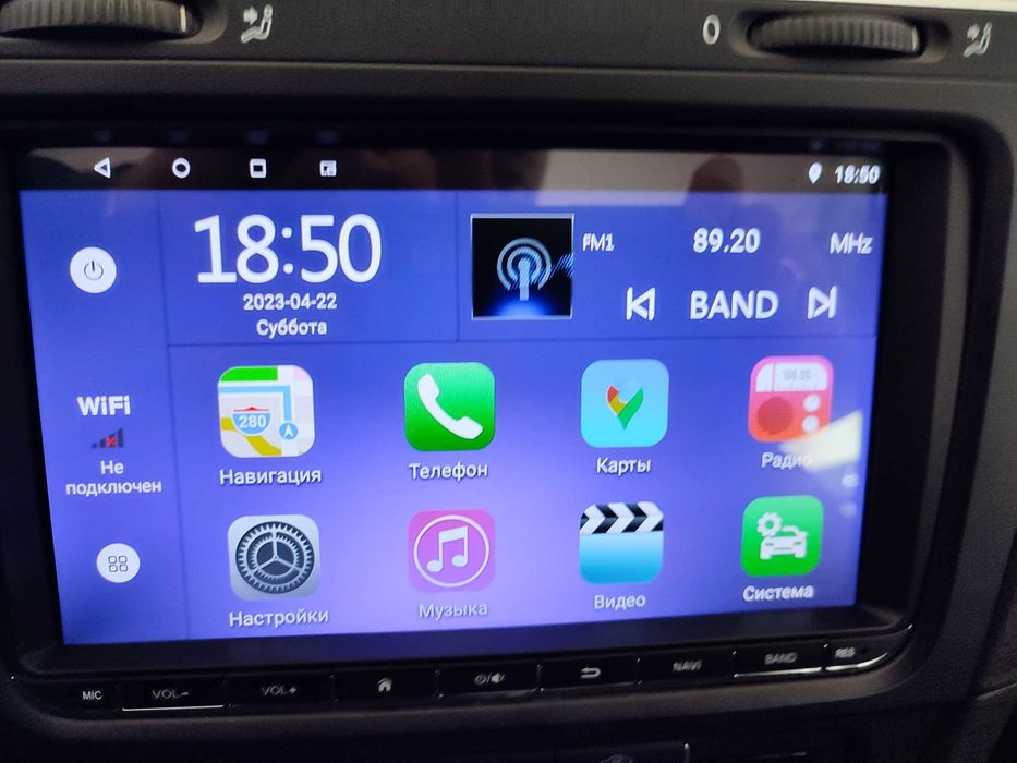 МАГНІТОЛА 9 дюймів для VW пасат b6 b7 passat caddy t5 Tiguan Touran Go