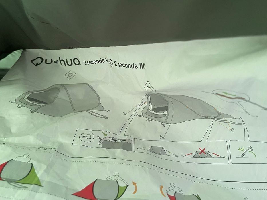 Tenda de campismo quechua 2 seconds