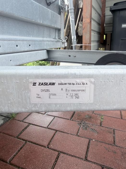 Przyczepka lekka zaslaw