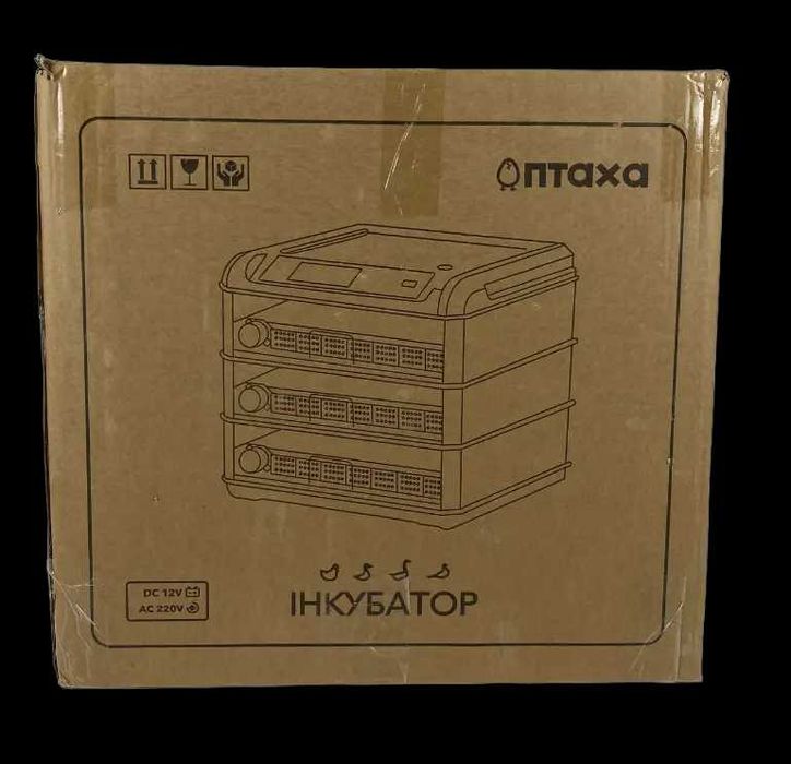 Інкубатор  повний автомат Птаха 180-OR (220/12в)