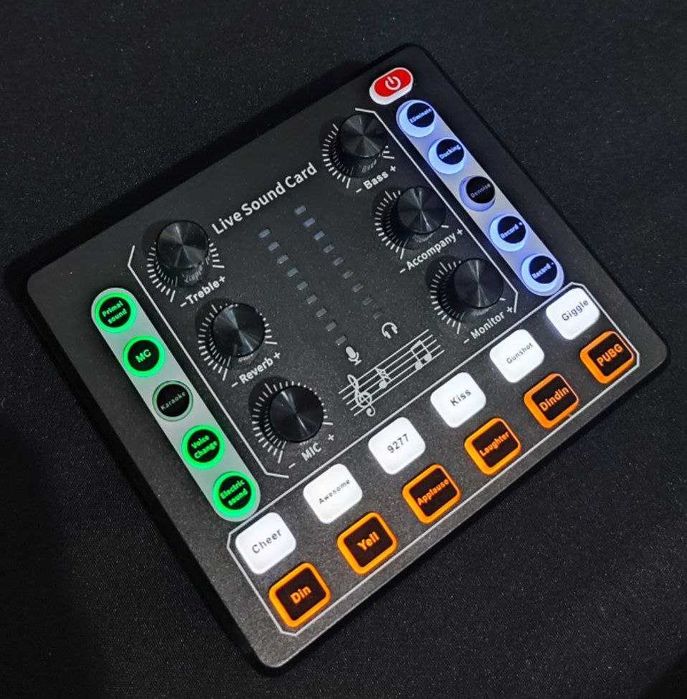 Mesa de Som (Interface) para Live Streaming