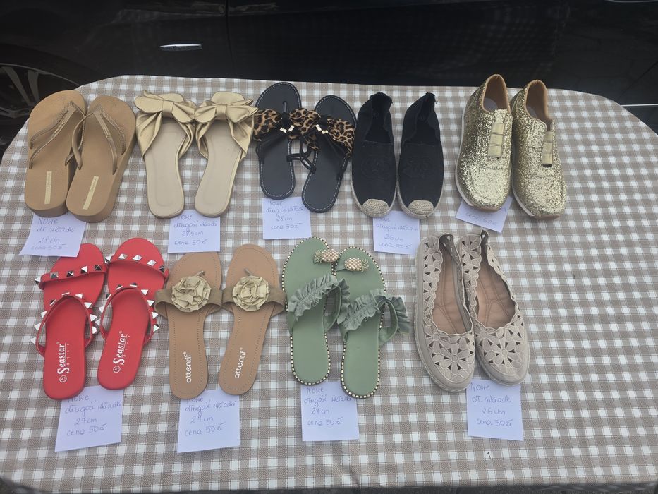 Klapki,..buty sportowe