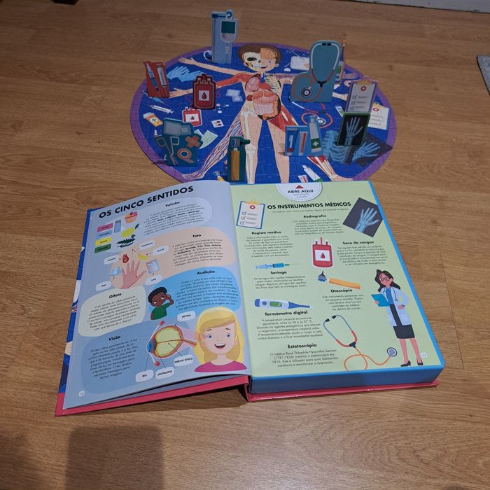 Livro + PUZZLE - O Corpo Humano - Porto Editora