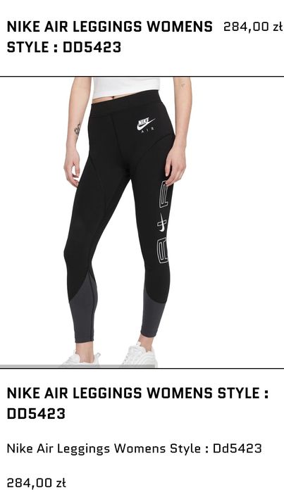 NIKE One Leginsy 100% Orginał