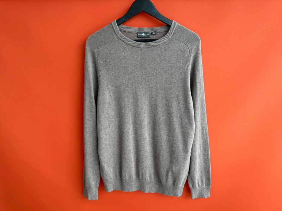 ROYAL CLASS SILK CASHMERE Оригінал чоловічий кашеміровий світер светр джемпер кофта розмір M