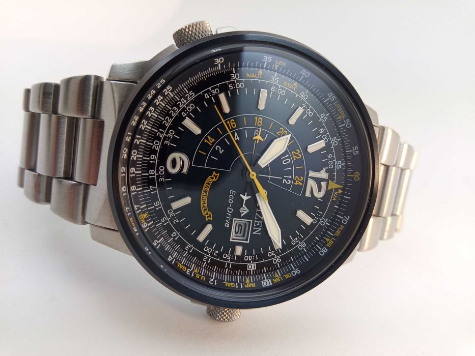 Легендарные японские часы Citizen BLUE ANGELS Eco-Drive BJ7006-56