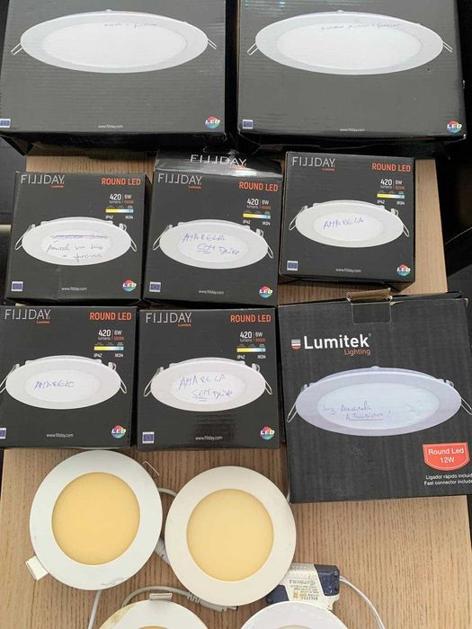 Lâmpadas Round Led (Vários tamanhos)